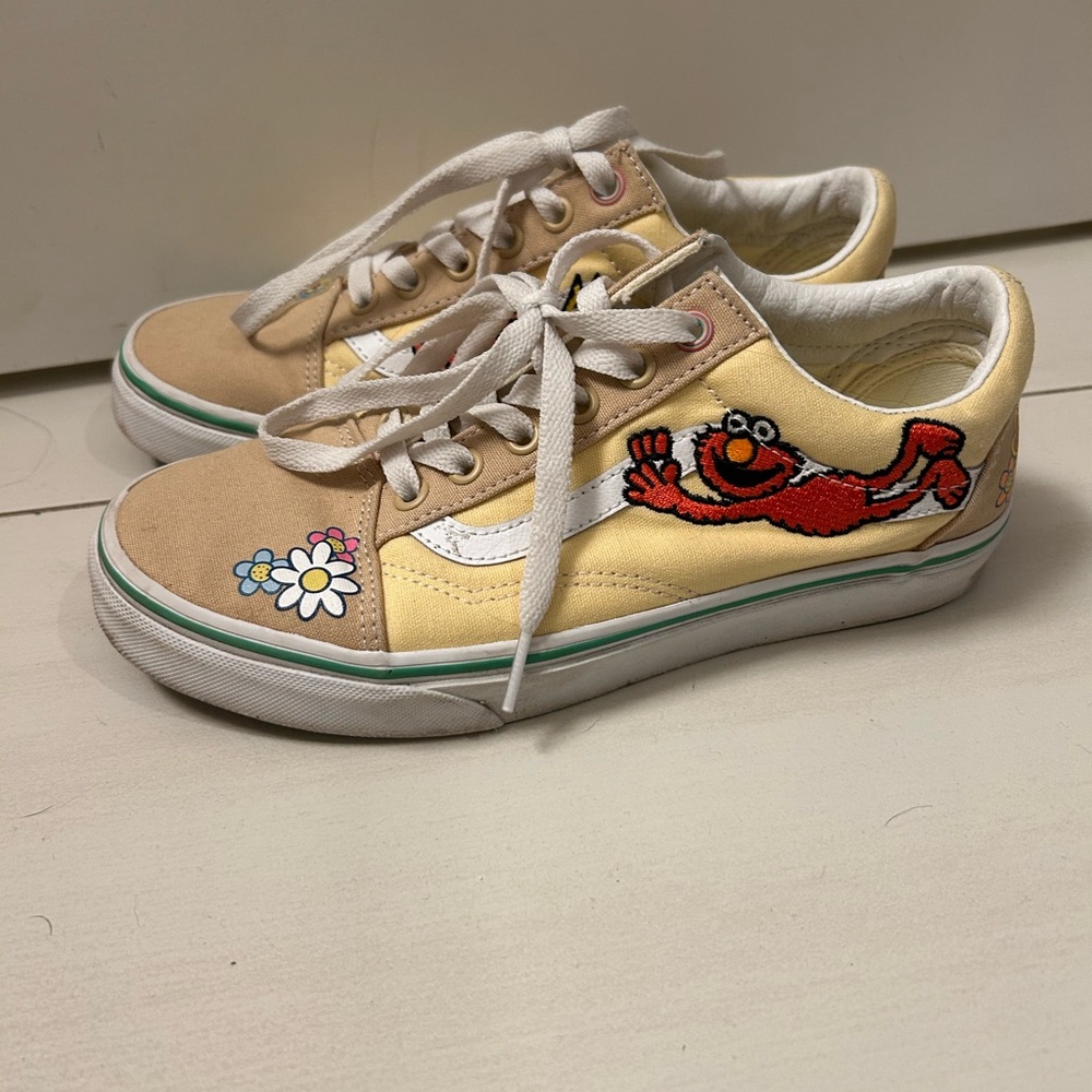 Vans Sesame Street x Old Skool 'Elmo' Embroidered Unisex W7 M5.5